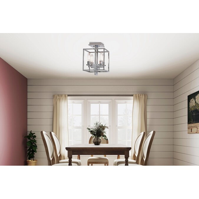 Craftmade Cubic 4-Light 10.5-in Polished Chrome Semi mount light - Image 7