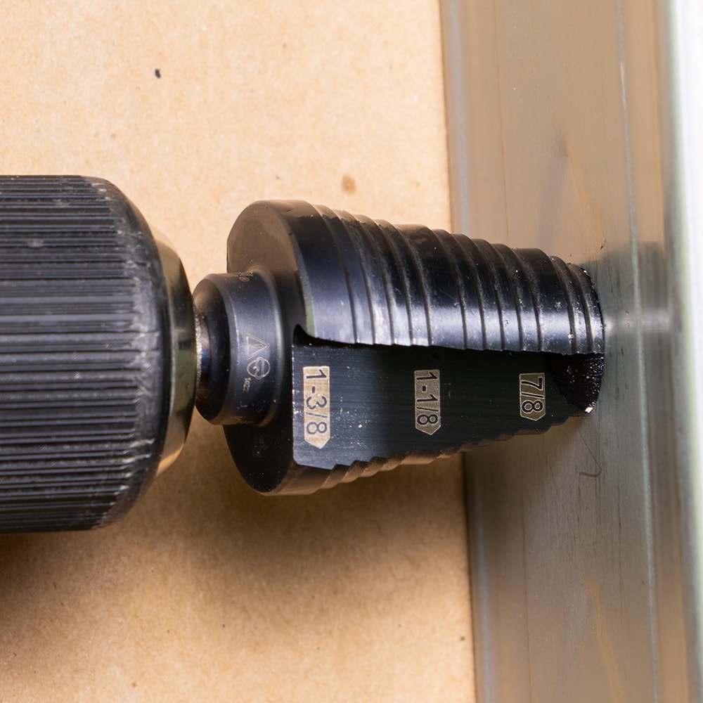 Premium Electrician's 3/8-Inch Hex Step Bit Set, 3 Piece - Image 5