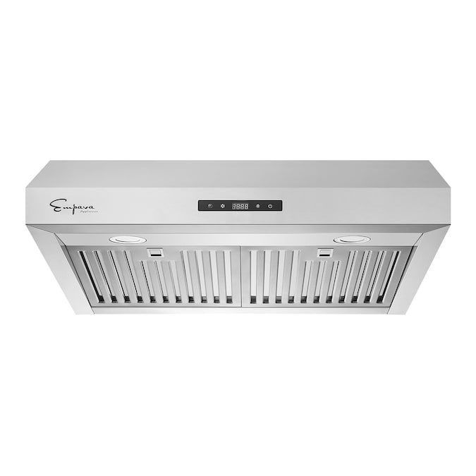 Empava 30-in 400-CFM Ducted Stainless Steel Under Cabinet Range Hoods Undercabinet Mount