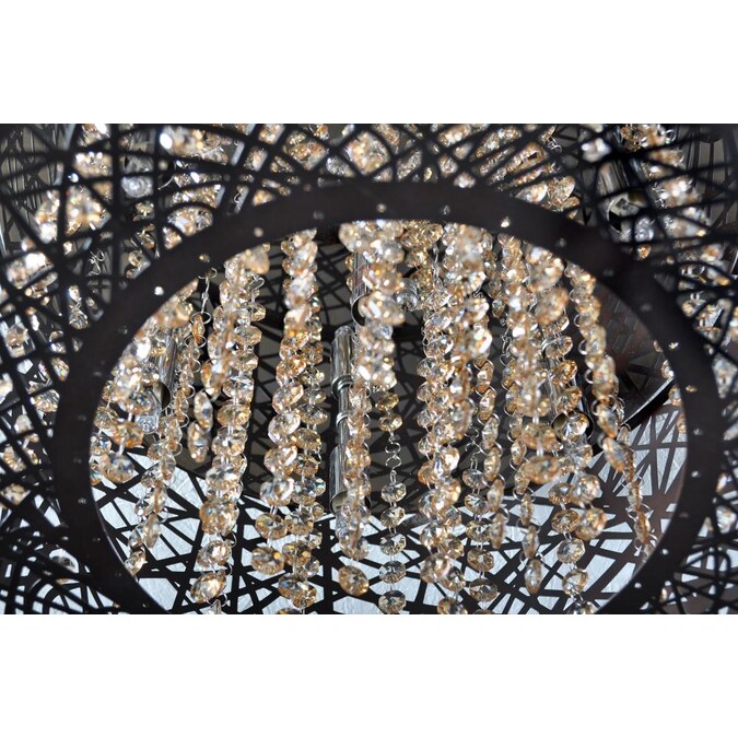 ET2 Inca 7-Light Bronze LED Flush Mount Light - Image 4