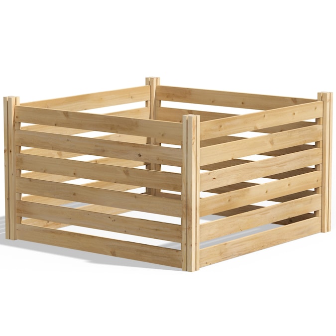 Greenes Fence 309.17 Wood Stationary Bin Composter