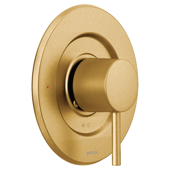 Moen Align Brushed Gold 1-handle Round Bathtub and Shower Faucet