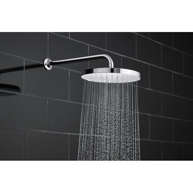 ER Awaken Polished Chrome 9.88-in Round Fixed Rain Shower Head 1.75-GPM (6.6-LPM) - Image 5