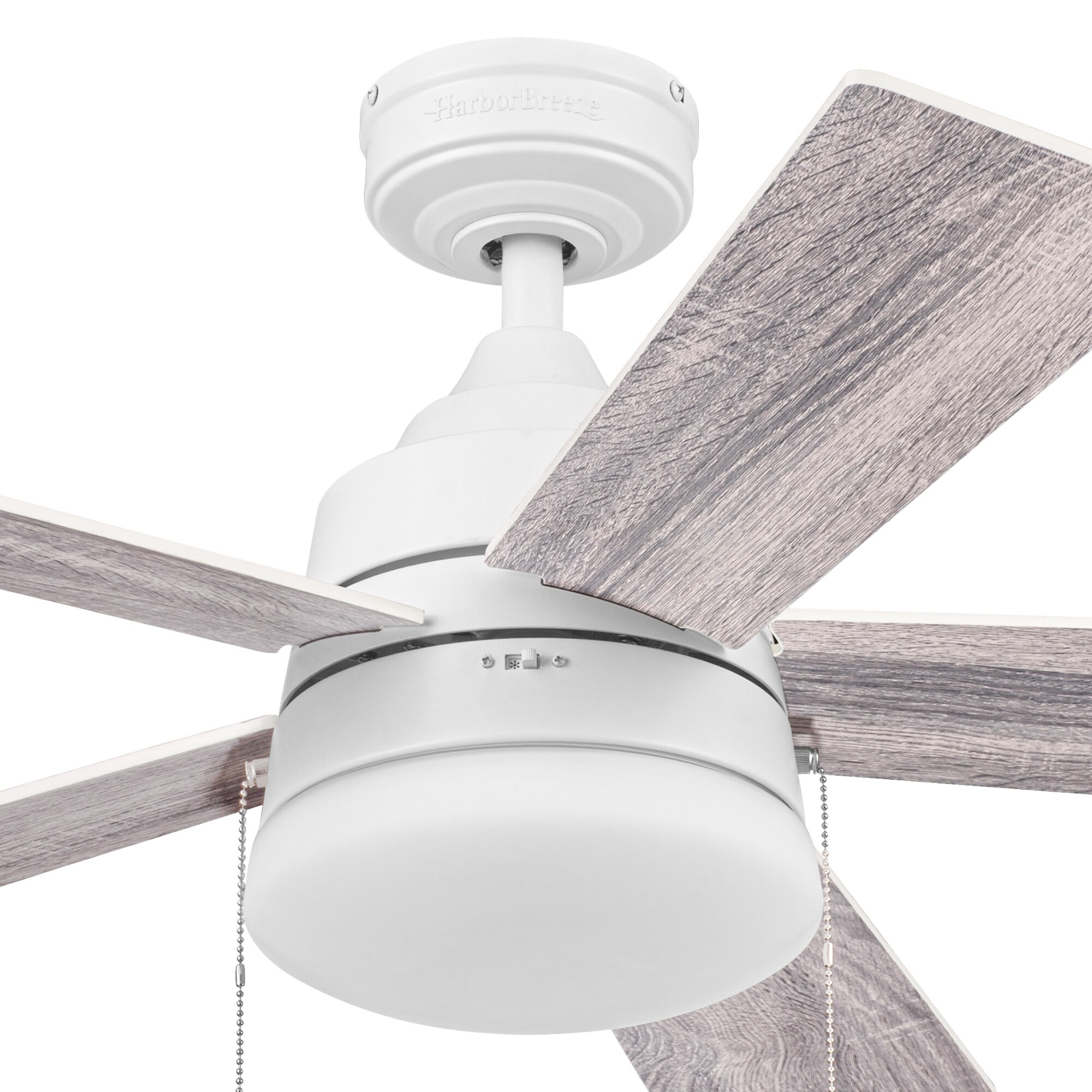 Kennerly 44-in Integrated LED Outdoor White with White/Gray Wash Blades Ceiling Fan With Light ( 5 -Blade ) - Image 12