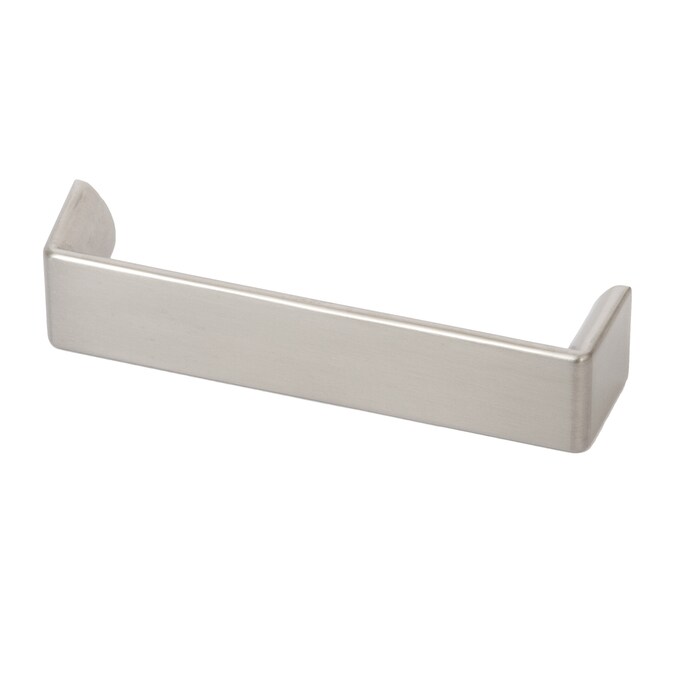 Sumner Street Home Hardware Lancaster 3-3/4-in (96Mm) Center to Center Satin Nickel Rectangular Bar Drawer Pulls (25-Pack) - Image 4