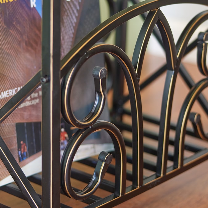 allen + roth 54-in Bronze Shelf Floor Lamp - Image 2