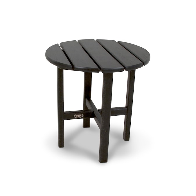 Trex Outdoor Furniture Cape Cod Round Outdoor End Table 18-in W x 18-in L