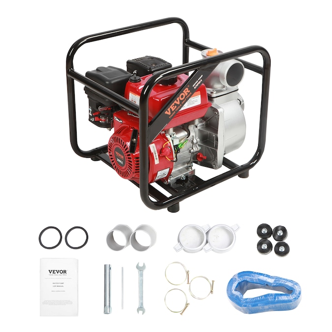 VEVOR 7-HP 265-GPM Cast Iron Gas-powered Utility Pump