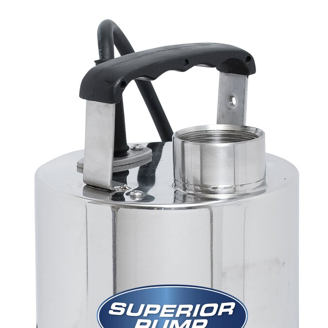 Superior Pump 1/4-HP 120-Volt 28-GPM Stainless Steel Submersible Utility Pump - Image 4