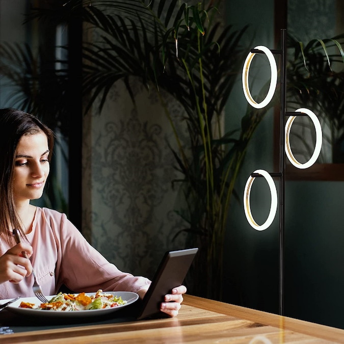 Brightech 66-in Classic Black Tree Track Floor Lamp - Image 8