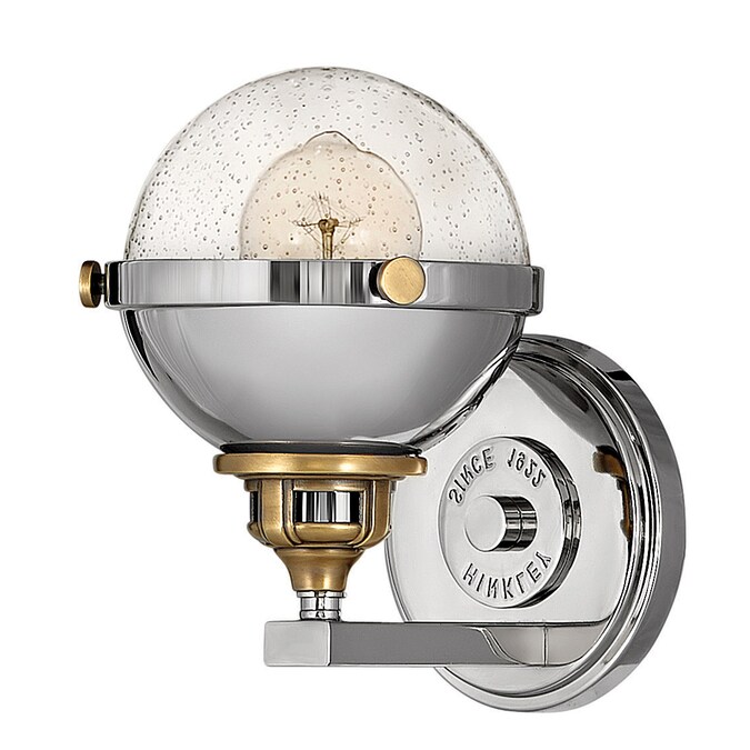 Hinkley Fletcher 6.25-in 1-Light Polished Nickel LED Traditional Vanity Light - Image 9