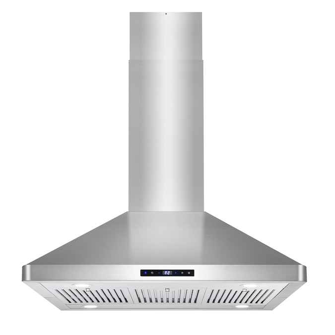 Cosmo 36-in 380-CFM Ducted Stainless Steel Island Range Hood