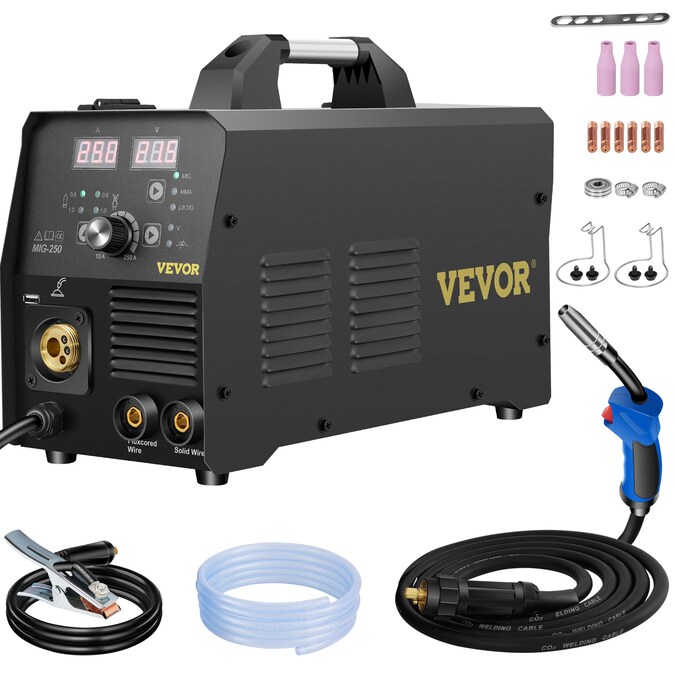 VEVOR 120 or 230-Volt 50-Amp Mig Flux-cored Wire Feed Welder