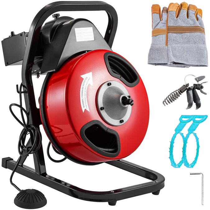 VEVOR 110-Volt 1/2-in dia x 50-ft L Music Wire Corded Machine Augers