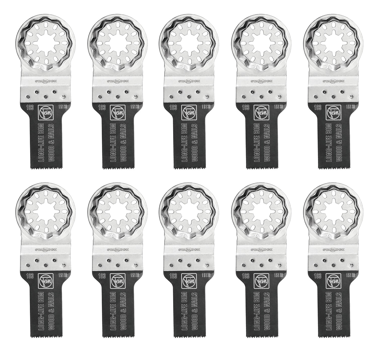 10 -Pack Multiple materials Oscillating Tool Blade