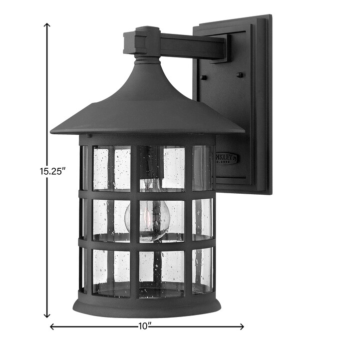 Hinkley Freeport 1-Light 15.25-in H Black LED Outdoor Wall Light - Image 9