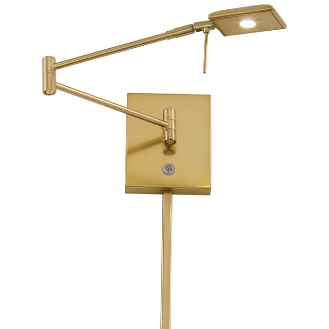 George Kovacs George's Reading Room 13.75-in W 1-Light Gloss Gold Transitional LED Wall Sconce