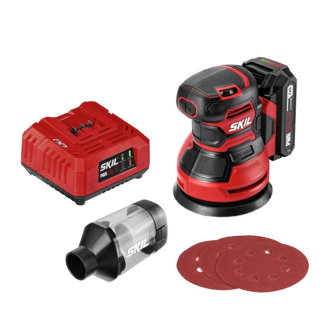 SKIL PWR CORE 20-Volt Cordless Variable Speed Random Orbital Sander with Dust Management (Battery Included)