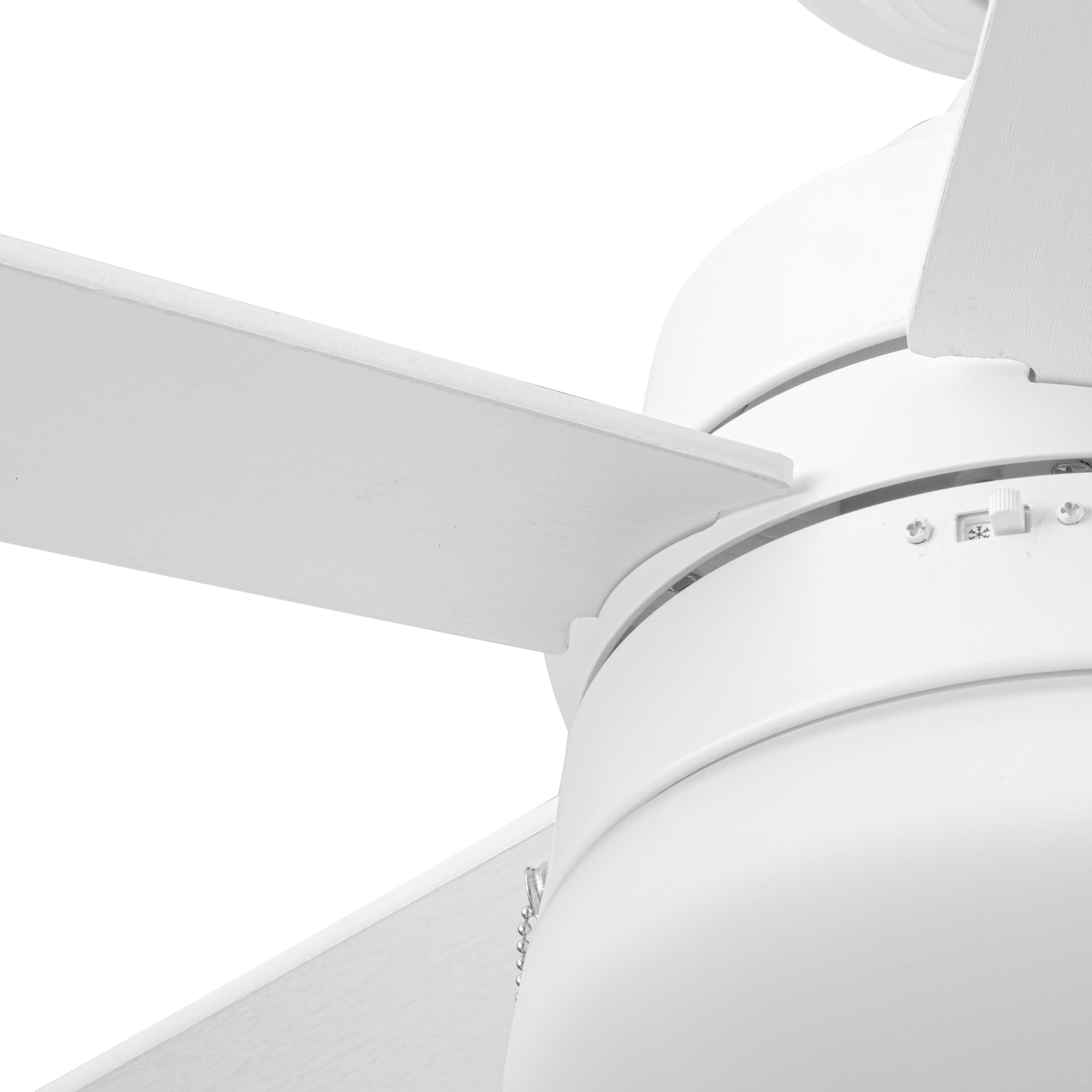 Kennerly 44-in Integrated LED Outdoor White with White/Gray Wash Blades Ceiling Fan With Light ( 5 -Blade ) - Image 15
