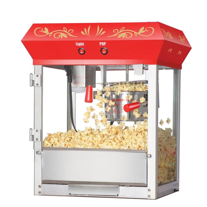 Great Northern Popcorn 1 Cup  Stainless Steel Oil Countertop Popcorn Machine