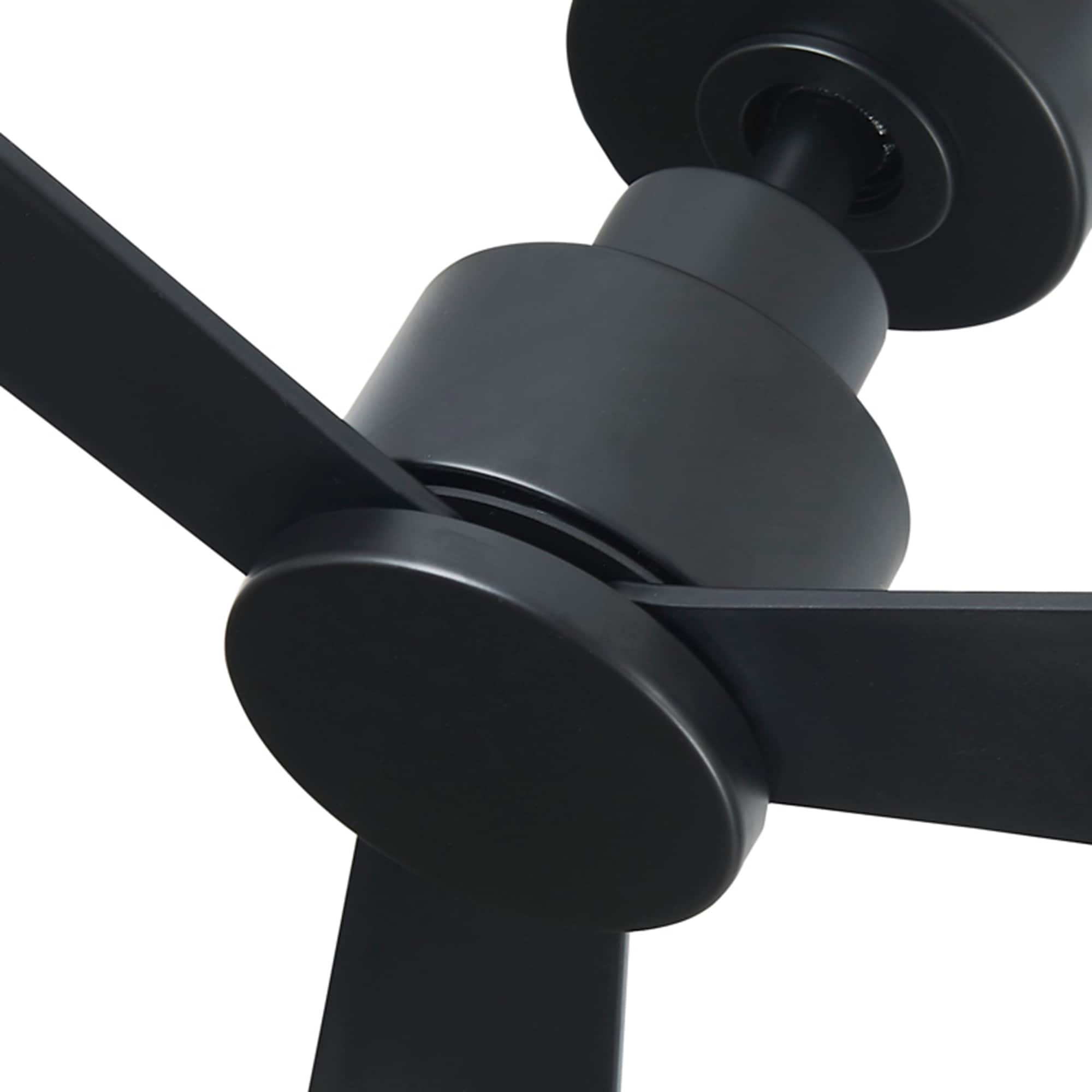 52-in Outdoor Matte Black with Black Blades Ceiling Fan Without Light - Remote Included ( 3 -Blade ) - Image 13