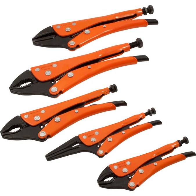 Grip-on Locking Plier Set (5-Pack)