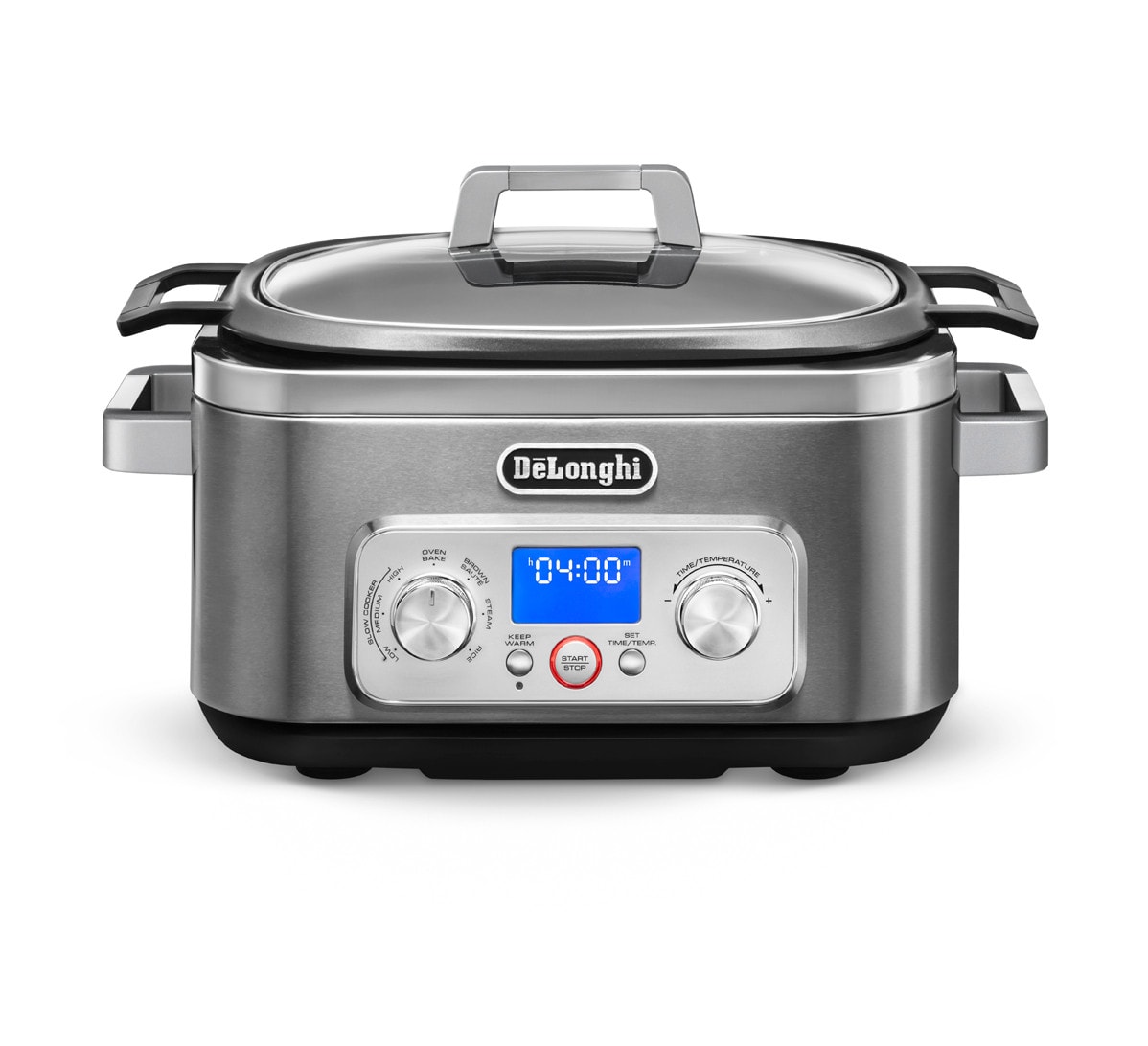 6-Quarts Programmable Large Slow Cooker ( Silver )
