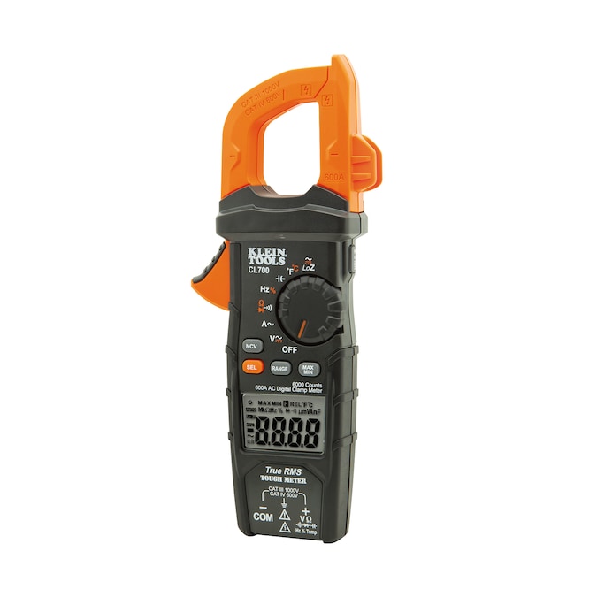 Klein Tools Clamp Meter Lcd Display Clamp Meter Multimeter 600 Amp 1000-Volt