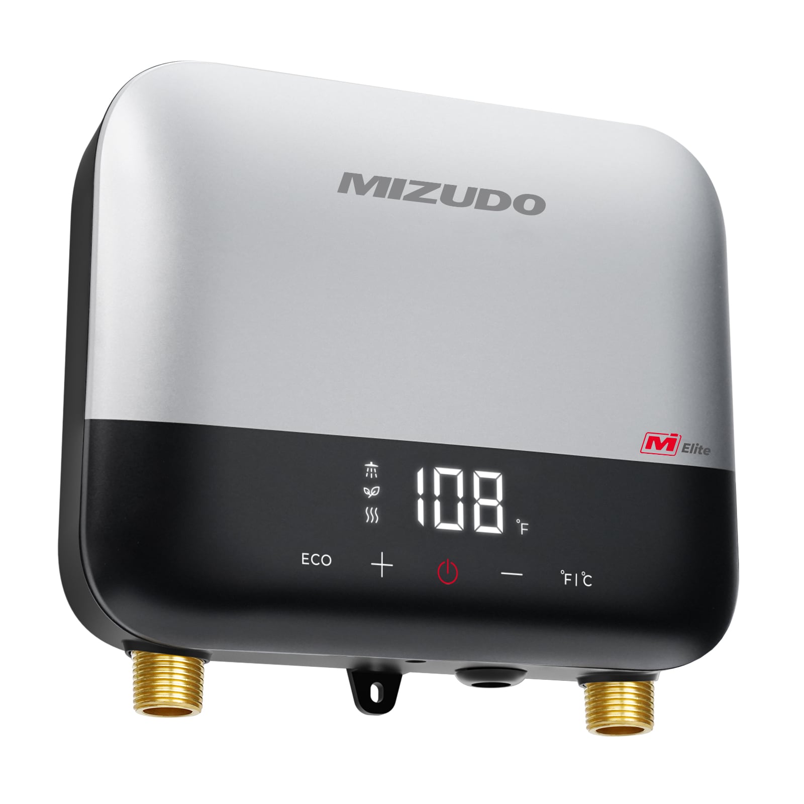 3.5KW Electric Tankless Water Heater, 120V, Point of Use, Extra Small Size, Breakers 1 x 30 AMP, Cable 1 x 10 AWG, Silver