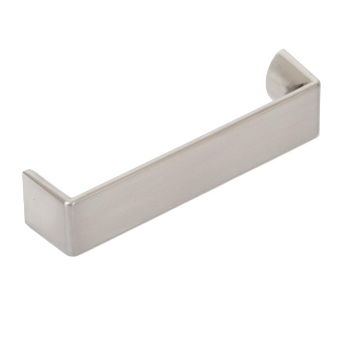 Sumner Street Home Hardware Lancaster 3-3/4-in (96Mm) Center to Center Satin Nickel Rectangular Bar Drawer Pulls (25-Pack) - Image 2