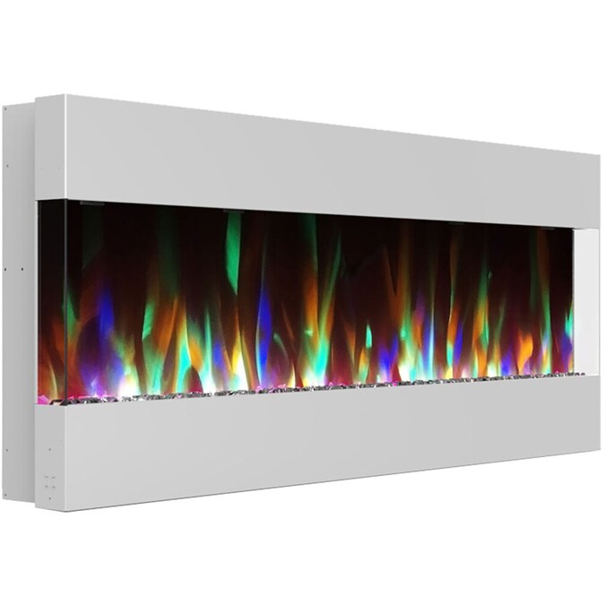 Cambridge 50-in W White LED Electric Fireplace - Image 8