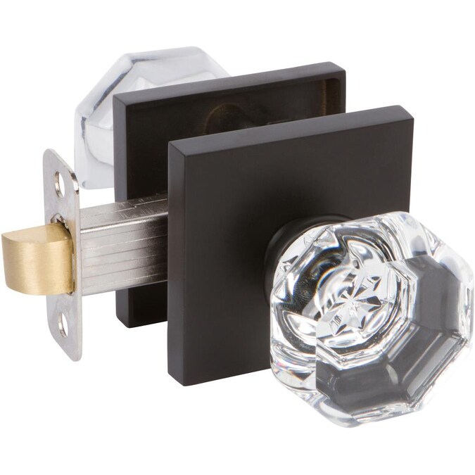 Delaney Hardware Bravura Black Interior Hall/Closet Passage Door Knob