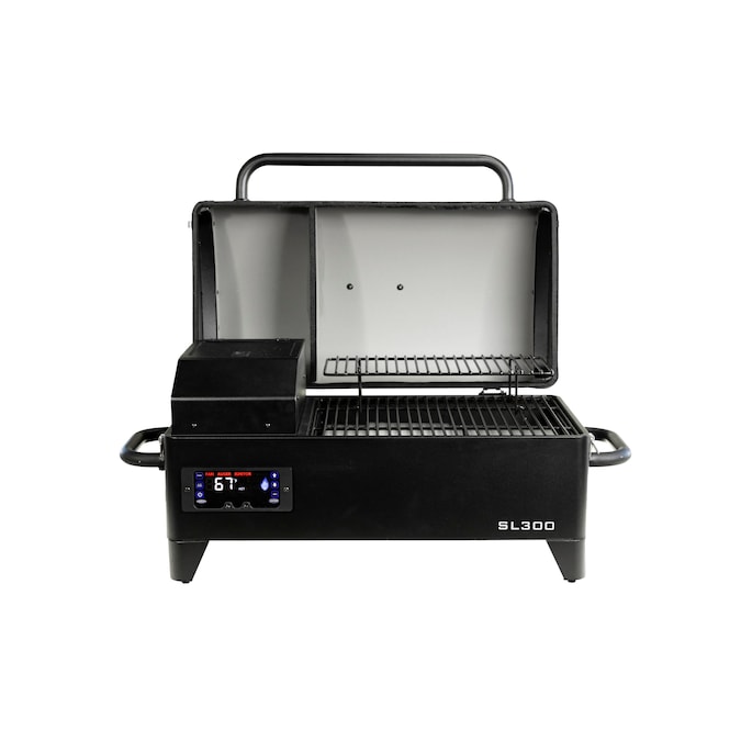 Louisiana Grills Wood Pellet S L Portable 333-Sq in Black and Silver Pellet Grill - Image 2