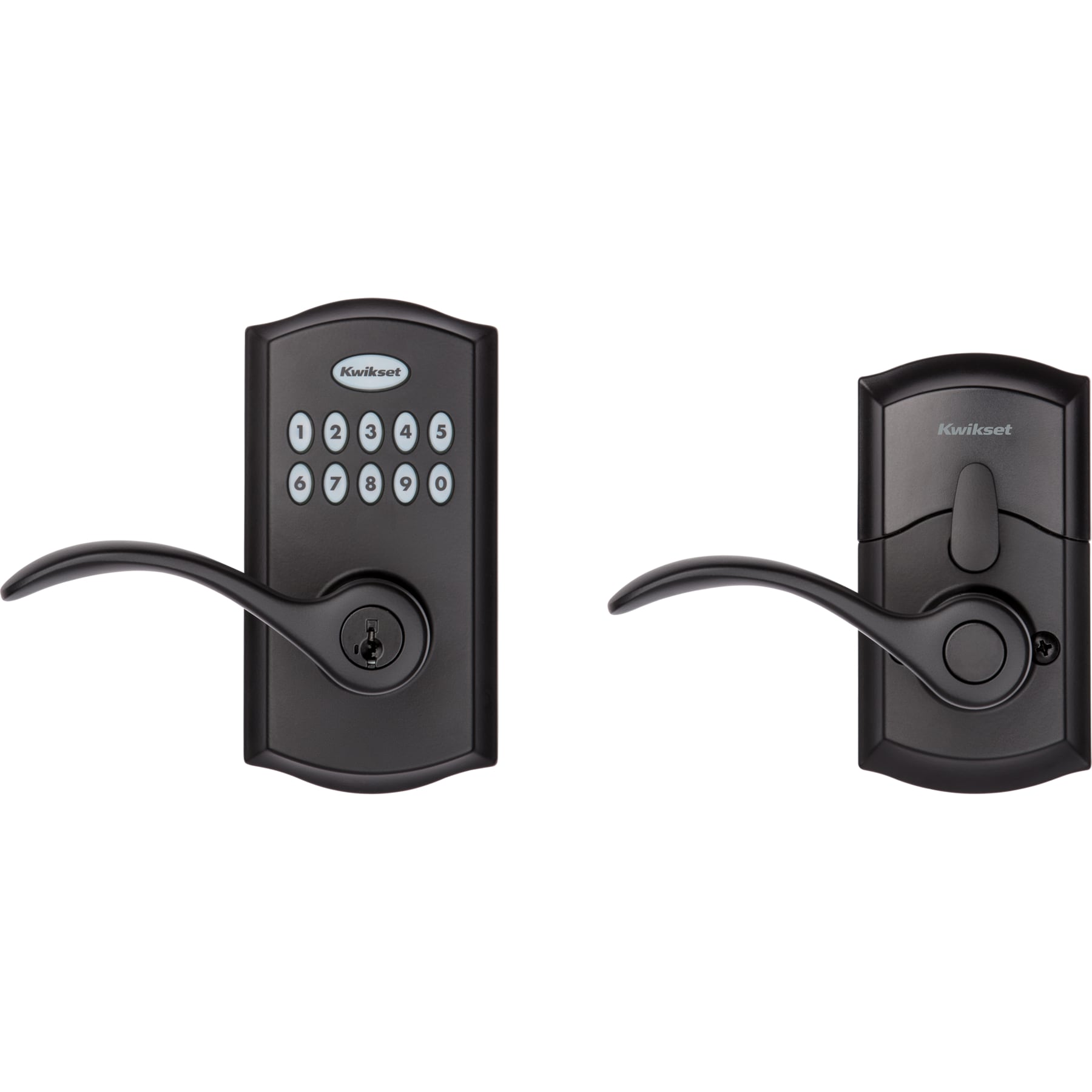 SmartCode 955 Matte Black Electronic Handle SmartKey Keypad - Image 2
