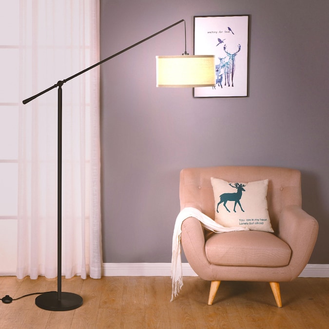 Brightech 70-in Classic Black Arc Floor Lamp - Image 6