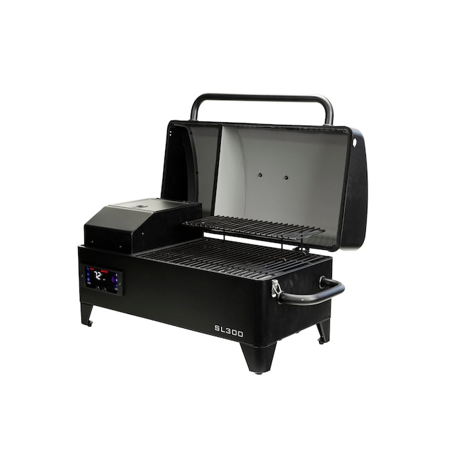 Louisiana Grills Wood Pellet S L Portable 333-Sq in Black and Silver Pellet Grill - Image 4