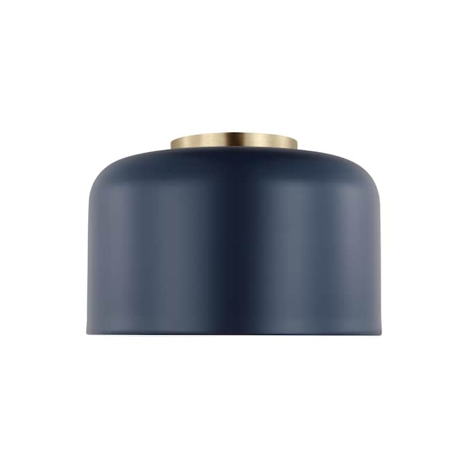 Generation Lighting Malone 1-Light Blue Flush Mount Light