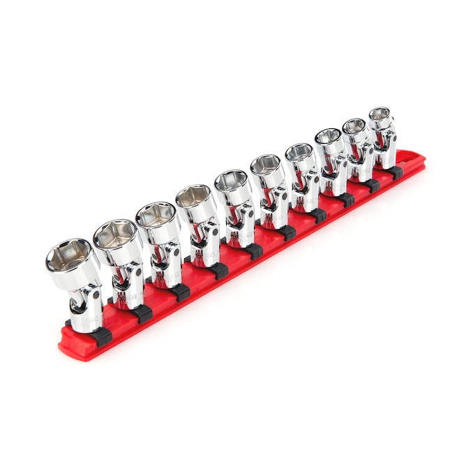 TEKTON 3/8-in Drive Metric Universal Joint Socket Set (10-Pieces)