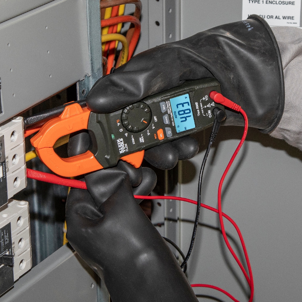 Digital Clamp Meter, AC Auto-Ranging 400 Amp with Temp - Image 7
