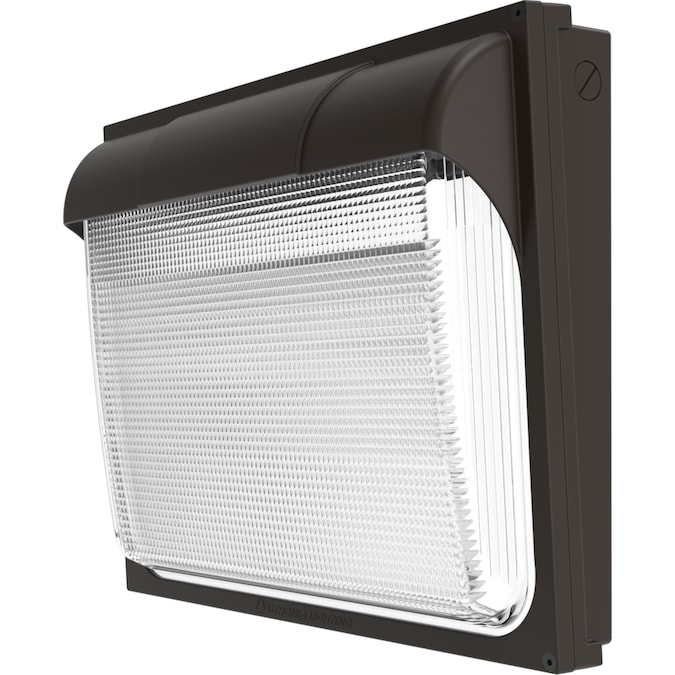 Lithonia Lighting 400-Watt EQ Textured Hardwired LED Outdoor Wall Pack Light 13850-Lumen