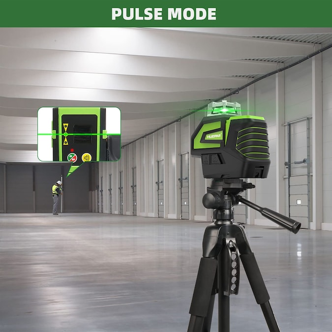 Huepar 197-ft Green Self-Leveling Cross-line/horizontal Plane Laser Level - Image 4