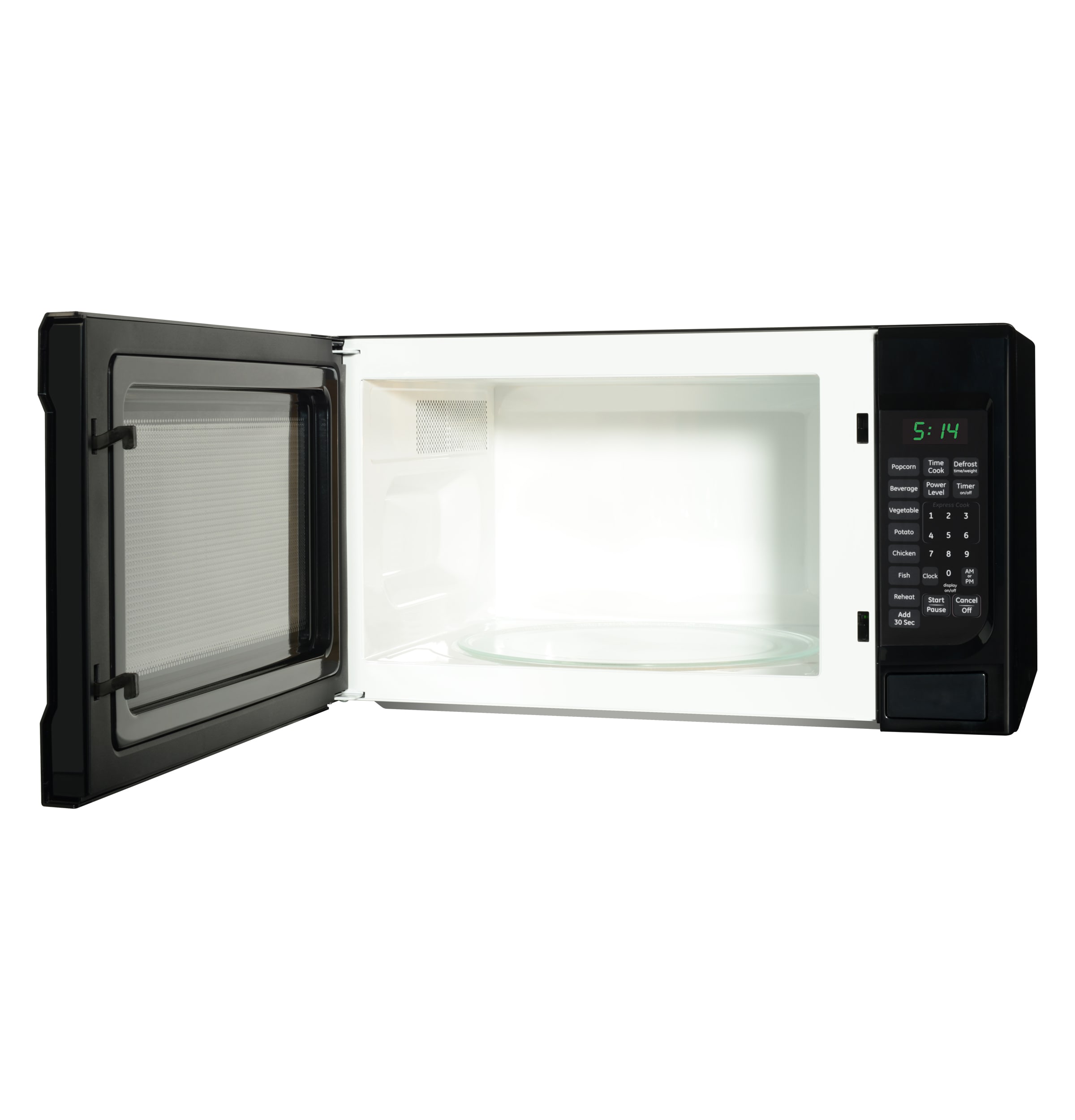 1.4-cu ft Medium 1100 -Watt Sensor Cooking Controls Countertop Microwave ( Black ) - Image 2