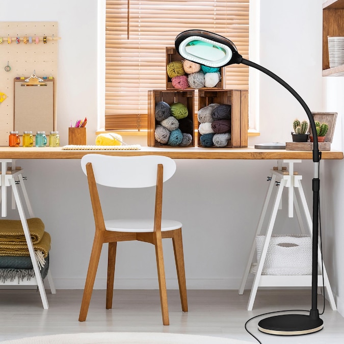 Brightech 51-in Classic Black Arc Floor Lamp