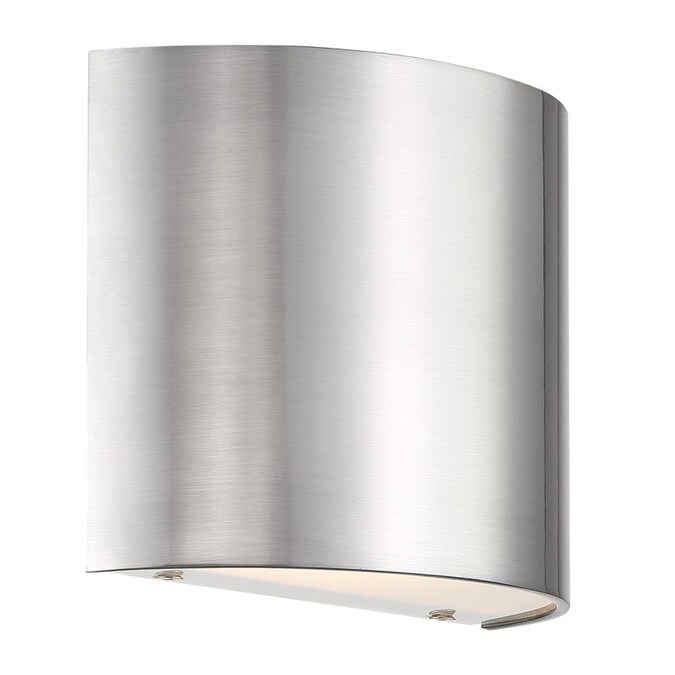 dweLED Pocket 7-in W 1-Light Brushed Nickel Wall Sconce