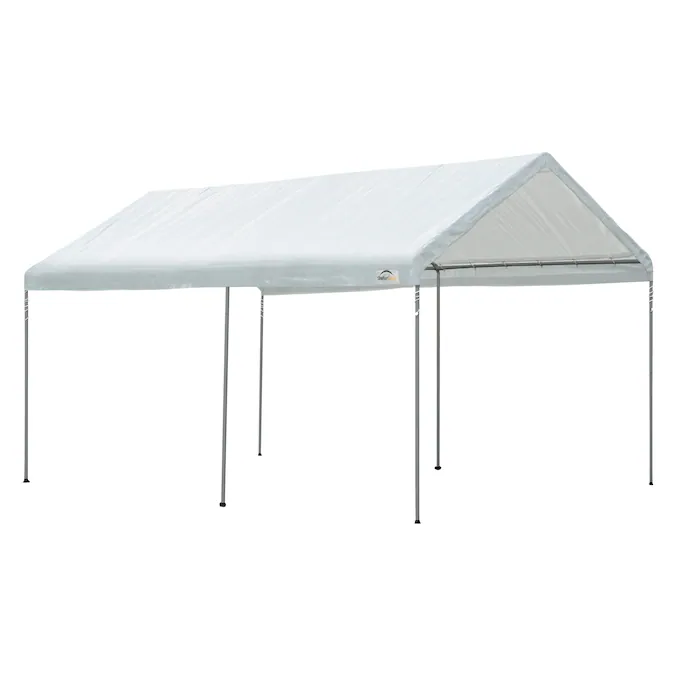 ShelterLogic 19.5-ft x 10-ft Rectangle White Party Canopy