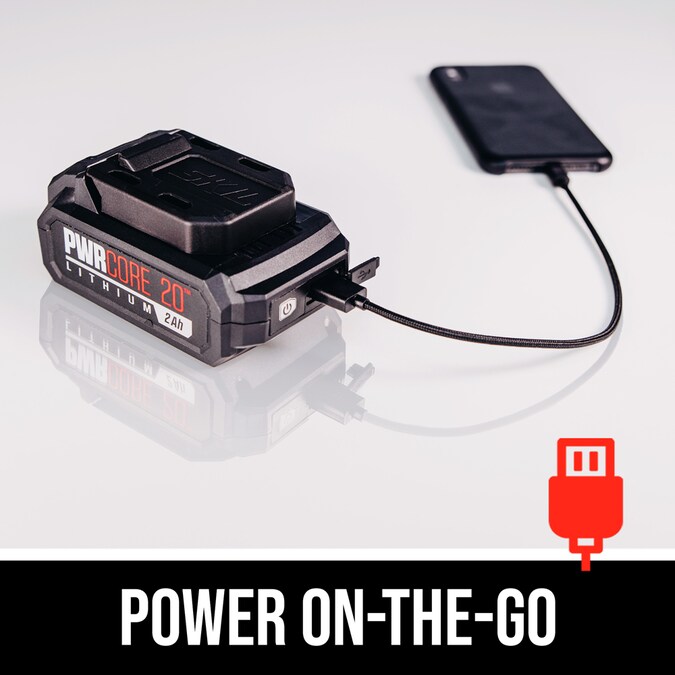 SKIL PWR CORE Compact Variable Speed Brushless 3/8-in Drive Cordless Impact Wrench (Battery Included) - Image 8