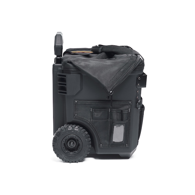 TOUGHBUILT Massive Mouth Hard Bottom XL Black Polyester 18-in Zippered Rolling Tool Bag - Image 19