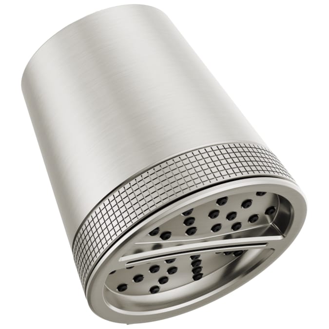Delta Lumicoat Stainless 4.25-in Round Fixed Shower Head 1.75-GPM (6.6-LPM)