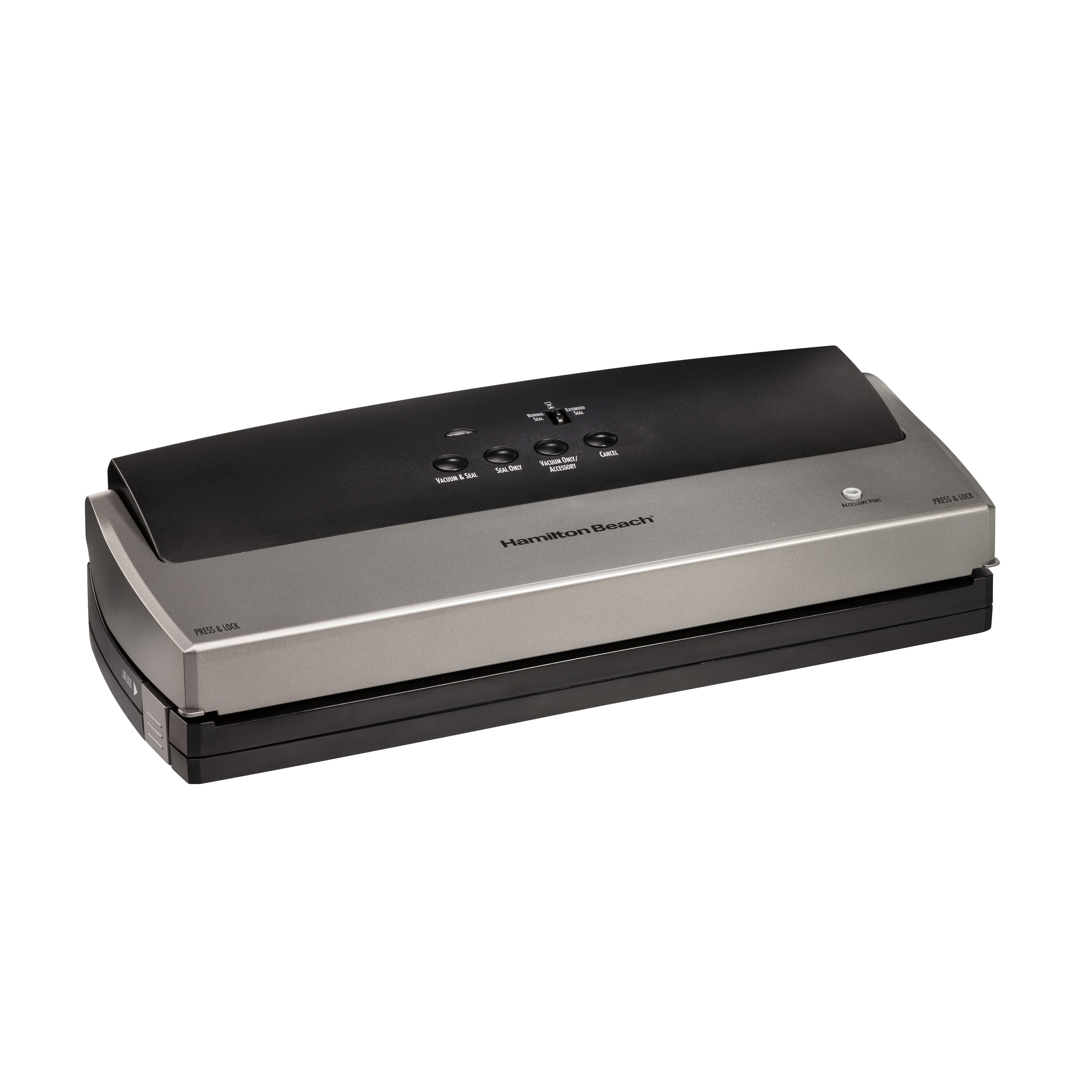 Grey Vacuum sealer 5.63-Inches H x 17-Inches W x 9.88-Inches D