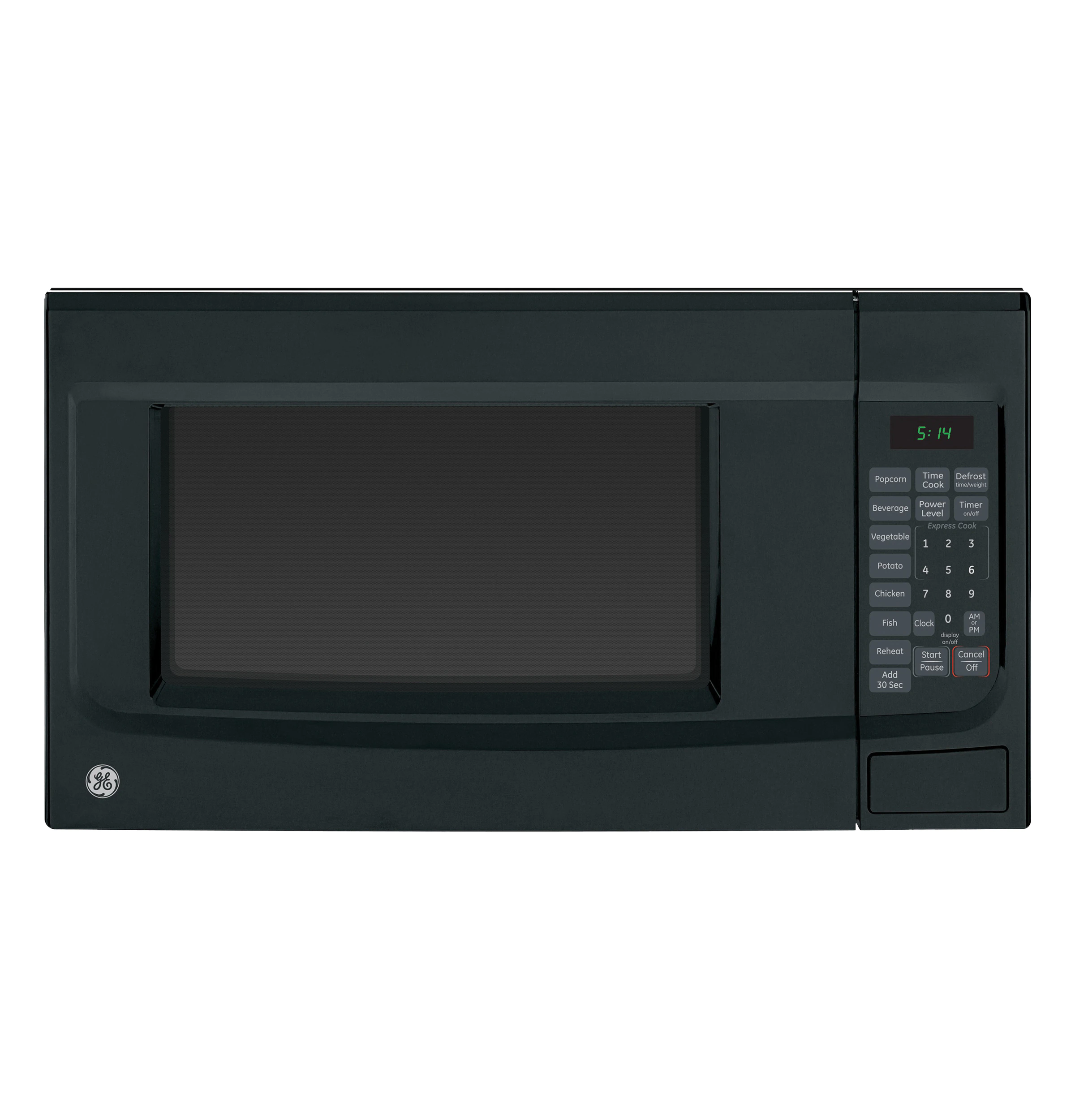 1.4-cu ft Medium 1100 -Watt Sensor Cooking Controls Countertop Microwave ( Black )